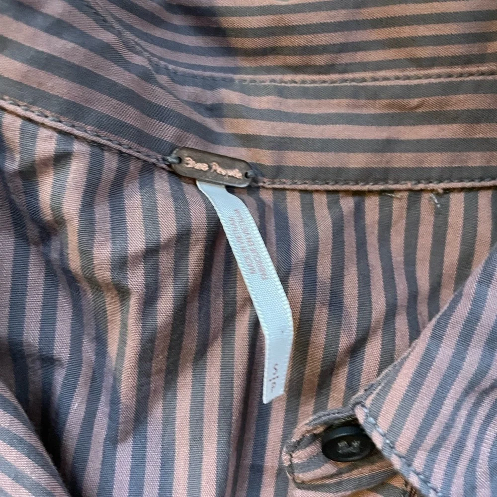 Free People lake house oversized button down